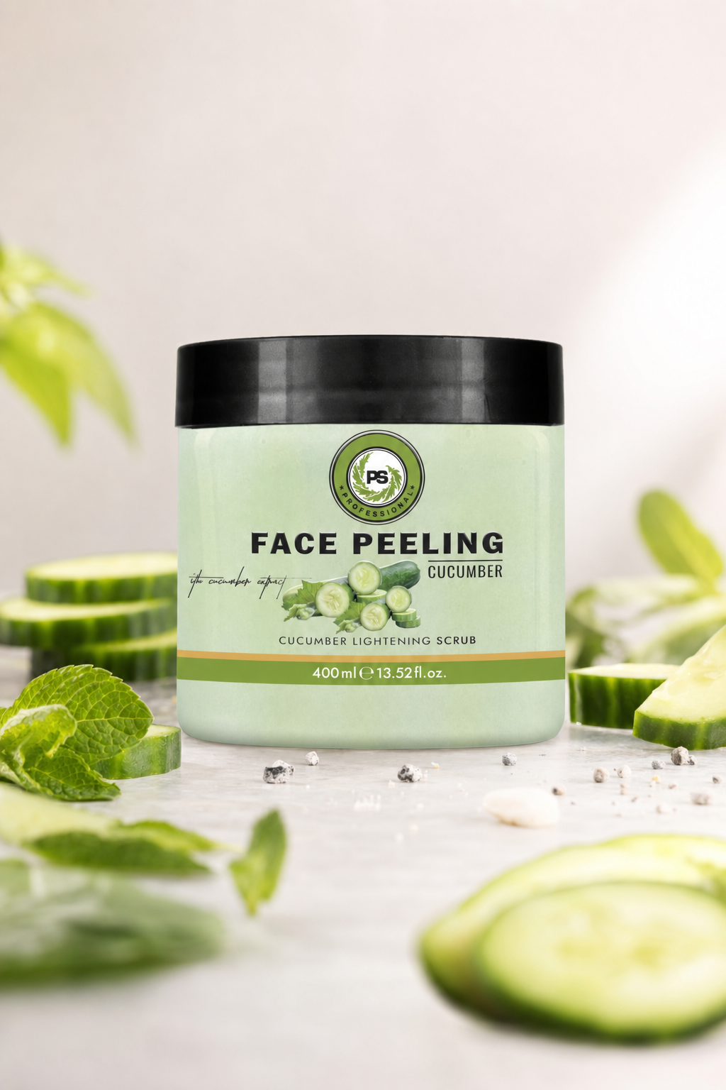 Gesichtspeeling Cucumber RONULS 400ml – Inhaltsstoffe
