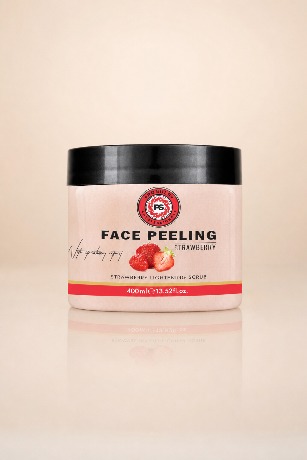 Gesichtspeeling Strawberry RONULS 400ml