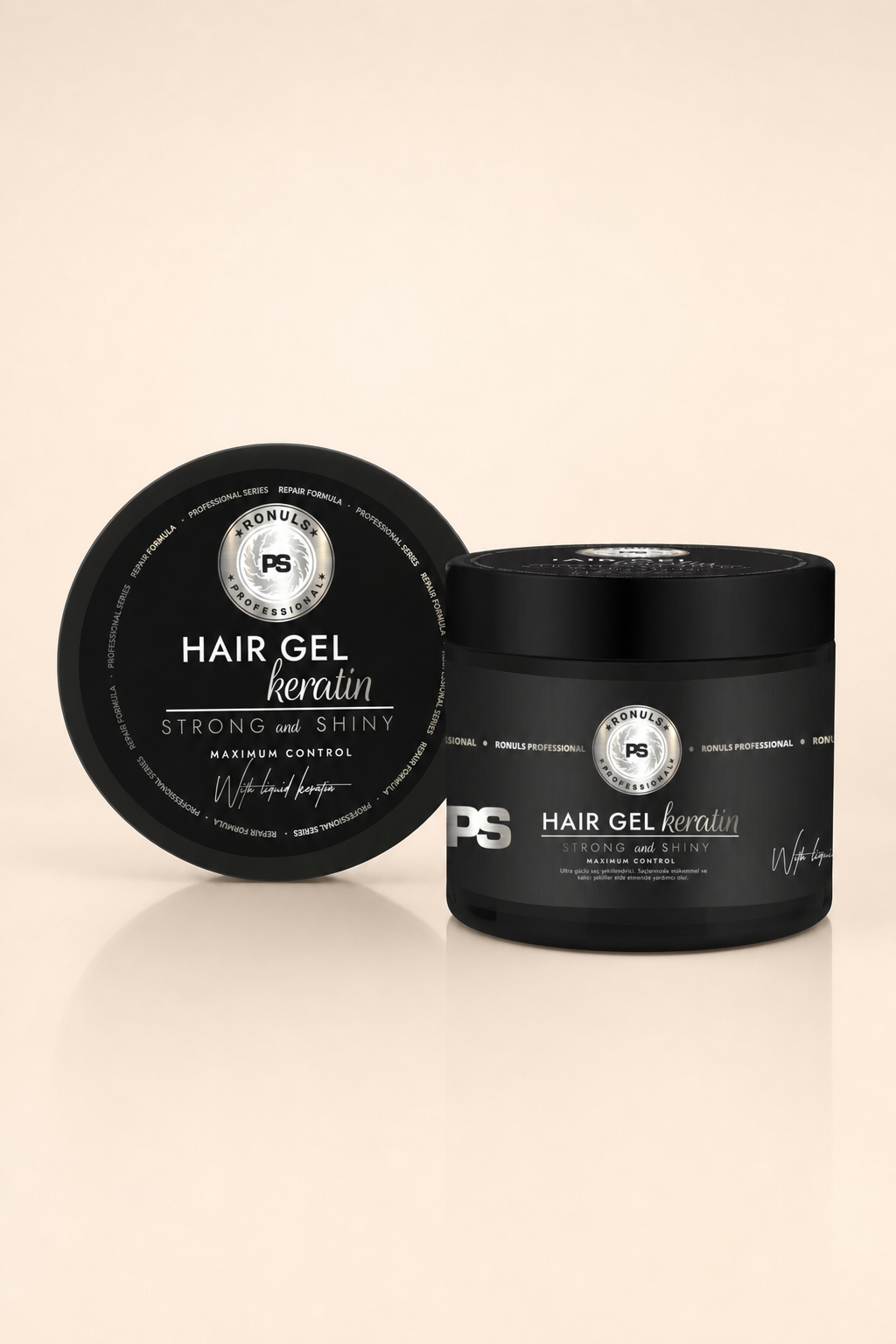 Haargel Keratin RONULS 400ml – Studioaufnahme
