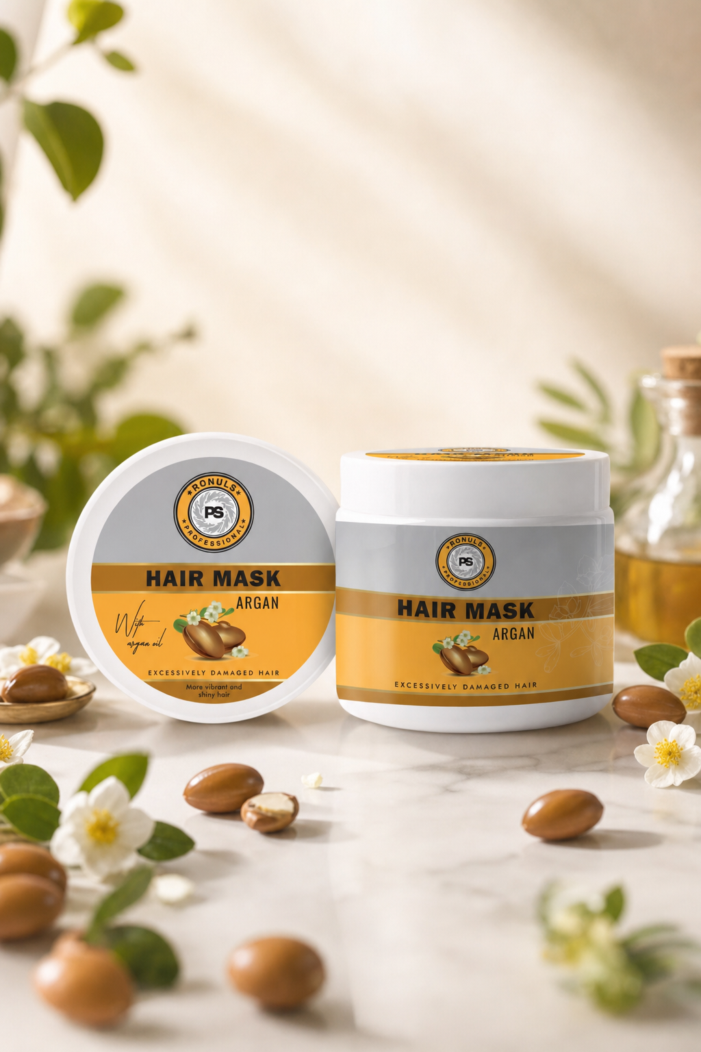 Haarmaske Argan RONULS 400ml – Inhaltsstoffe