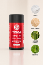Haarpuder RONULS 20g Matte Strong – Detailansicht