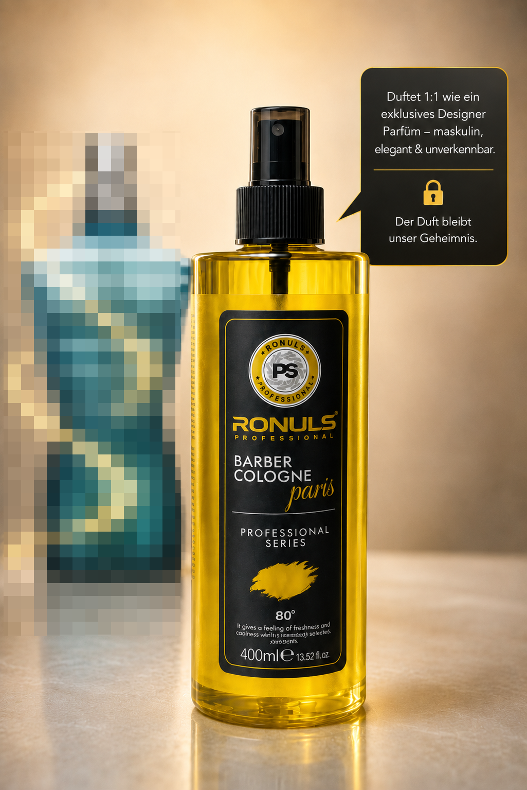 RONULS Professional Barber Cologne Paris 400 ml