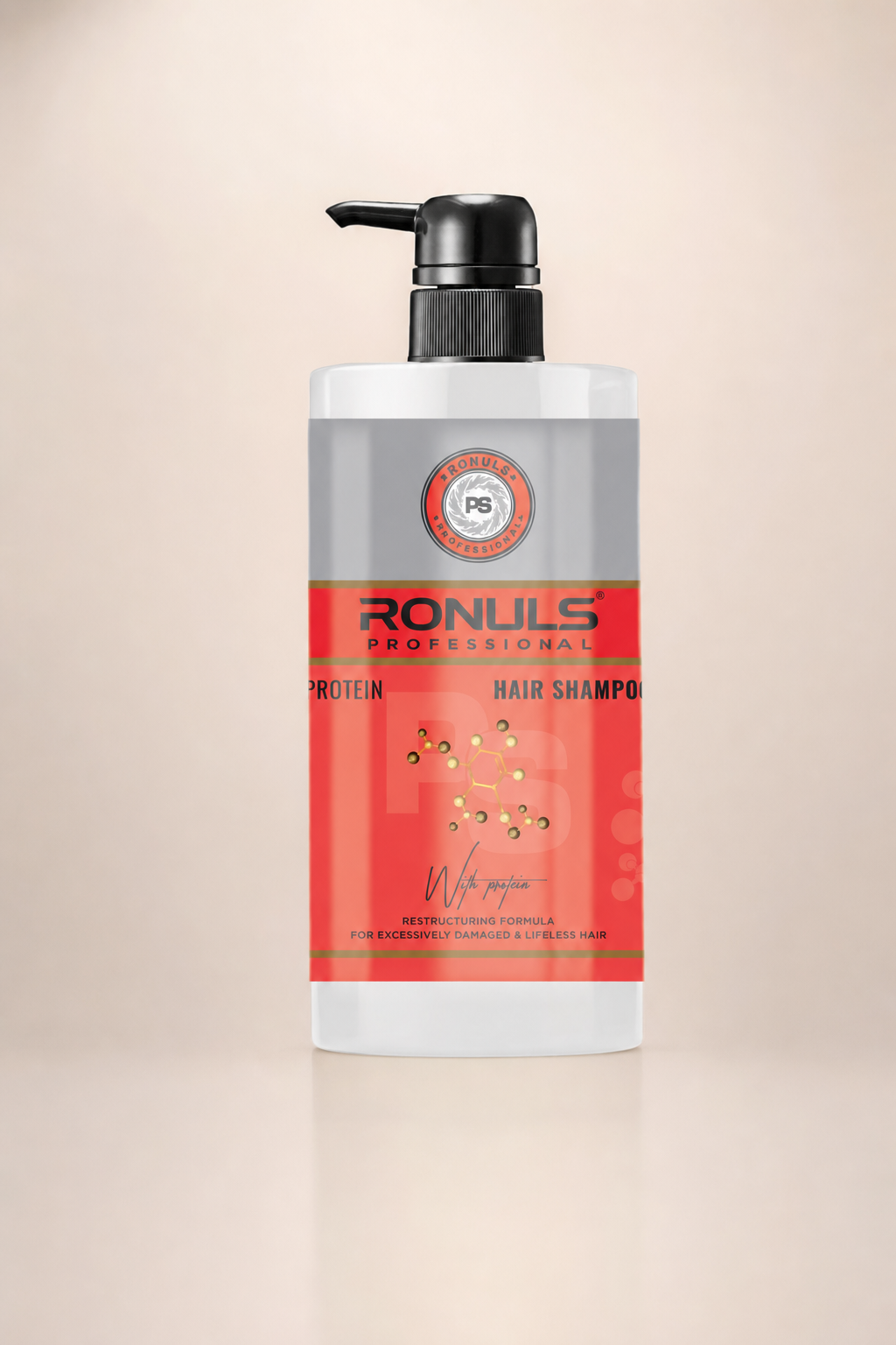 Shampoo Protein RONULS 700ml – Studioaufnahme