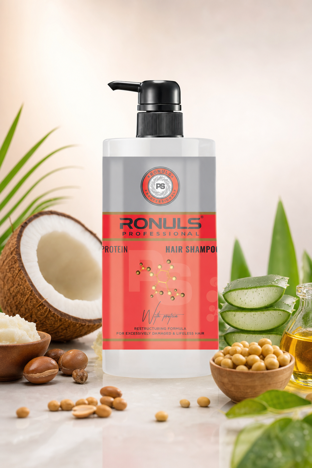 Shampoo Protein RONULS 700ml – Inhaltsstoffe