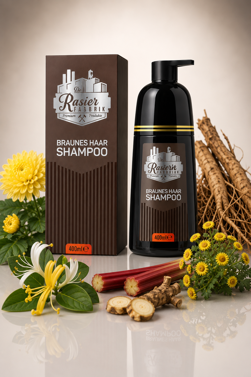 The Shave Factory Brown Hair Shampoo 400 ml