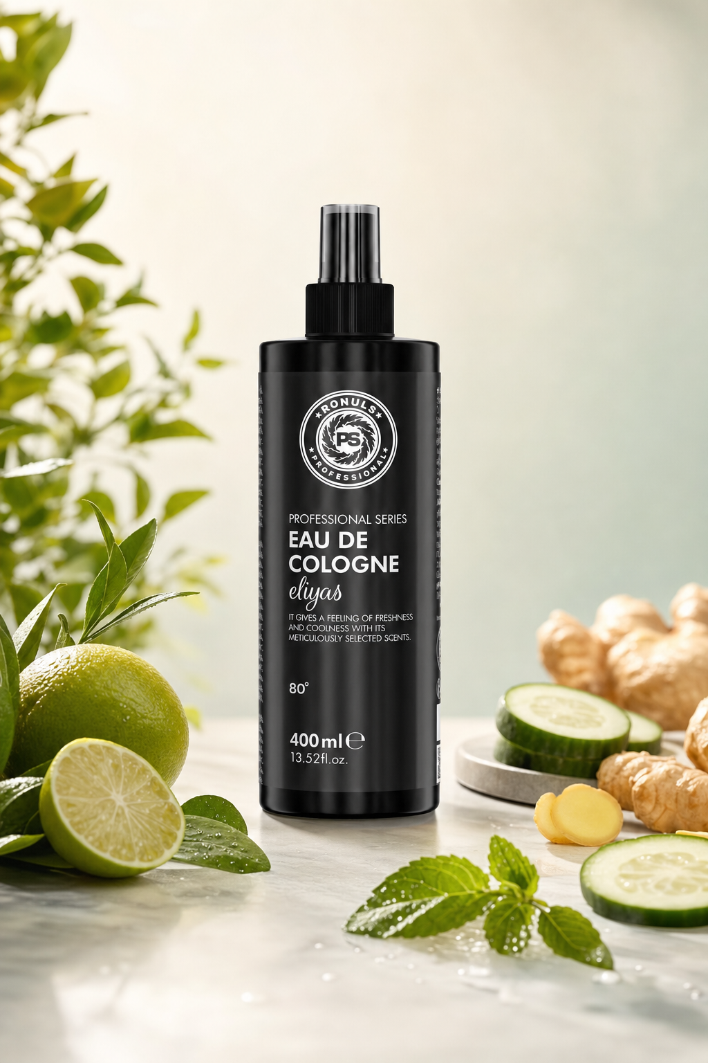 Barber Eau Decologne Elias RONULS 400ml